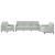 Set de canapele, 3 piese, gri deschis, catifea GartenMobel Dekor