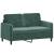 Set canapele, 2 piese, verde închis, catifea GartenMobel Dekor