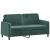 Set canapele, 2 piese, verde închis, catifea GartenMobel Dekor