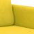 Set canapea 2 piese, galben, catifea GartenMobel Dekor
