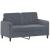 Set canapea, 2 piese, gri închis, catifea GartenMobel Dekor