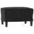 Set de canapele, 3 piese, negru, catifea GartenMobel Dekor