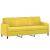 Set de canapele cu perne, 2 piese, galben, catifea GartenMobel Dekor