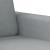 Set de canapele cu perne, 3 piese, gri deschis, textil GartenMobel Dekor