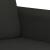 Set de canapele cu perne, 2 piese, negru, textil GartenMobel Dekor