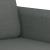 Set de canapele cu perne, 2 piese, gri închis, material textil GartenMobel Dekor