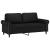 Set de canapele cu perne, 2 piese, negru, piele ecologică GartenMobel Dekor