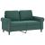 Set de canapele cu perne, 3 piese, verde închis, catifea GartenMobel Dekor