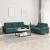 Set de canapele cu perne, 2 piese, verde închis, catifea GartenMobel Dekor