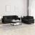 Set canapea cu perne, 2 piese, roz, catifea GartenMobel Dekor