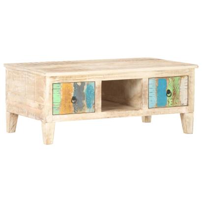 Măsuță de cafea, 100 x 55 x 40 cm, lemn de acacia nefinisat GartenMobel Dekor