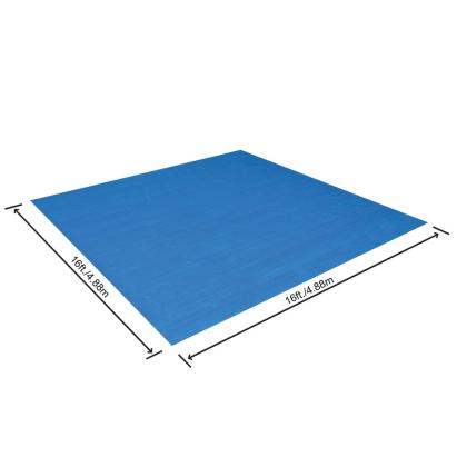 Bestway Pânză de sol pentru piscină Flowclear, 488 x 488 cm GartenMobel Dekor