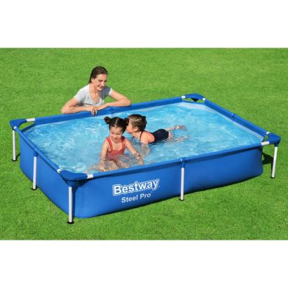 Bestway Piscină Steel Pro, 221x150x43 cm GartenMobel Dekor