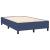 Pat box spring cu saltea, albastru, 120x200 cm, textil GartenMobel Dekor