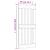 Ușă glisantă cu set de feronerie 95x210 cm, lemn masiv de pin GartenMobel Dekor