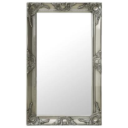 Oglindă de perete în stil baroc, argintiu, 50 x 80 cm GartenMobel Dekor