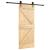 Ușă glisantă cu set de feronerie 85x210 cm, lemn masiv de pin GartenMobel Dekor