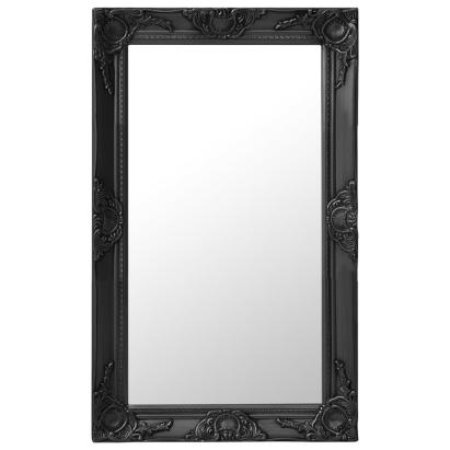 Oglindă de perete în stil baroc, negru, 50 x 80 cm GartenMobel Dekor