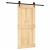 Ușă glisantă cu set de feronerie 95x210 cm, lemn masiv de pin GartenMobel Dekor