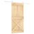 Ușă glisantă cu set de feronerie 95x210 cm, lemn masiv de pin GartenMobel Dekor