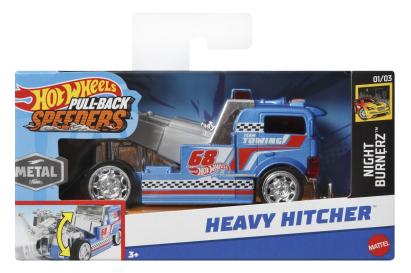 HOT WHEELS MASINUTA METALICA CU SISTEM PULL BACK HEAVY HITCHER SCARA 1:43 SuperHeroes ToysZone