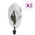 Huse de plante din fleece cu fermoar 2 buc. 70 g/m² 3,93x3 m GartenMobel Dekor