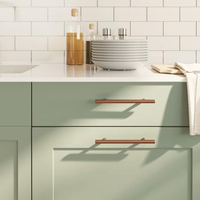 Mânere de dulap, 20 buc., bronz, 128 mm, oțel inoxidabil GartenMobel Dekor