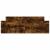 Cadru pat cu tăblie la cap/picioare, stejar fumuriu, 140x200 cm GartenMobel Dekor