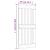 Ușă glisantă cu set de feronerie 95x210 cm, lemn masiv de pin GartenMobel Dekor