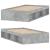 Cadru pat, gri beton, 90x200 cm GartenMobel Dekor