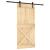 Ușă glisantă cu set de feronerie 95x210 cm, lemn masiv de pin GartenMobel Dekor