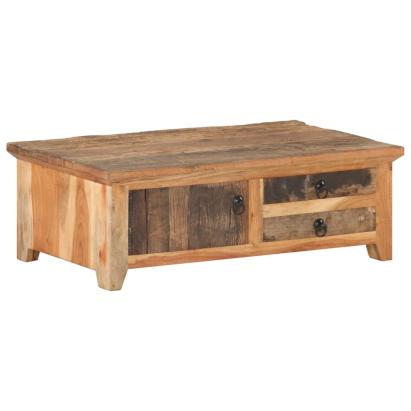 Masă de cafea, 90 x 50 x 31 cm, lemn masiv reciclat GartenMobel Dekor
