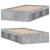 Cadru pat, gri beton, 90x190 cm GartenMobel Dekor