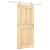 Ușă glisantă cu set feronerie, 90x210 cm, lemn masiv de pin GartenMobel Dekor