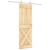 Ușă glisantă cu set de feronerie 70x210 cm, lemn masiv de pin GartenMobel Dekor