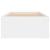 Cadru de pat mic single, alb, 75x190 cm GartenMobel Dekor