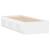 Cadru de pat mic single, alb, 75x190 cm GartenMobel Dekor