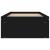 Cadru de pat mic single, negru, 75x190 cm GartenMobel Dekor