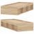 Cadru de pat mic single, stejar sonoma, 75x190 cm GartenMobel Dekor