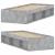 Cadru de pat mic single, gri beton, 75x190 cm GartenMobel Dekor