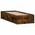 Cadru de pat mic single, stejar fumuriu, 75x190 cm GartenMobel Dekor