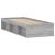Cadru de pat mic single, sonoma gri, 75x190 cm GartenMobel Dekor