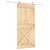 Ușă glisantă cu set de feronerie 95x210 cm, lemn masiv de pin GartenMobel Dekor