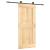 Ușă glisantă cu set feronerie, 90x210 cm, lemn masiv de pin GartenMobel Dekor