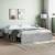 Cadru de pat, gri beton, 140x190 cm GartenMobel Dekor