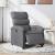 Fotoliu rabatabil electric, gri închis, material textil GartenMobel Dekor