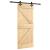 Ușă glisantă cu set de feronerie 85x210 cm, lemn masiv de pin GartenMobel Dekor