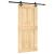 Ușă glisantă cu set de feronerie 95x210 cm, lemn masiv de pin GartenMobel Dekor