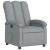 Fotoliu rabatabil electric, gri deschis, textil GartenMobel Dekor