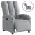 Fotoliu rabatabil electric, gri deschis, textil GartenMobel Dekor